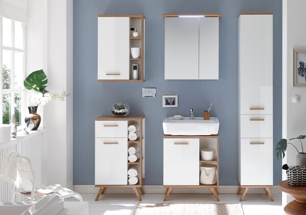 Dulap alb sub chiuvetă 61x65 cm Set 923 - Pelipal