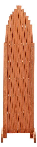 KONDELA Ecran grilaj, maro/ lemn, 250 cm, KEJLY