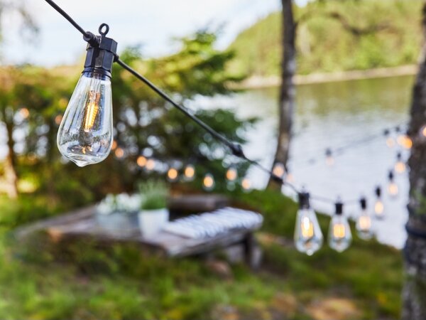 Instalație LED decorativă de exterior Markslöjd 107293 GARLAND GARDEN 10xLED 5,5m IP44