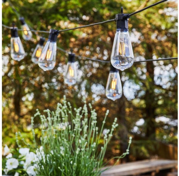 Instalație LED decorativă de exterior Markslöjd 107293 GARLAND GARDEN 10xLED 5,5m IP44