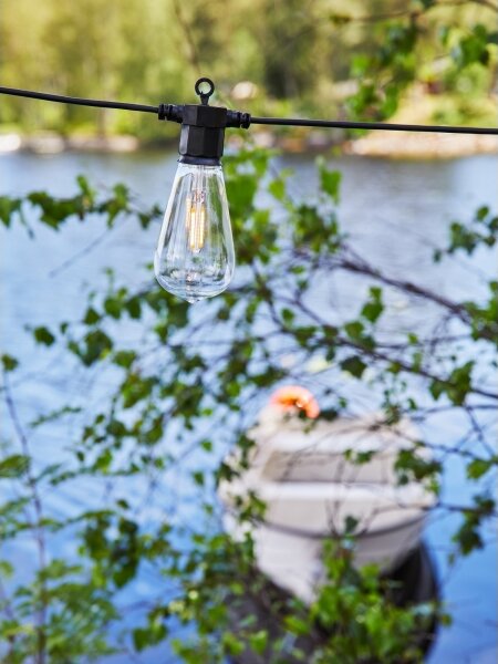 Instalație LED decorativă de exterior Markslöjd 107293 GARLAND GARDEN 10xLED 5,5m IP44