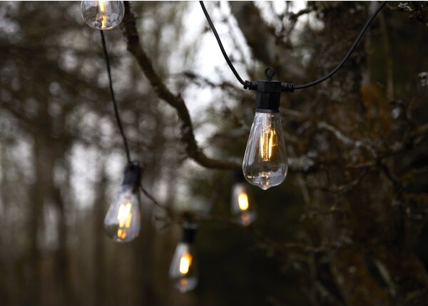 Instalație LED decorativă de exterior Markslöjd 107293 GARLAND GARDEN 10xLED 5,5m IP44