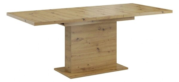 Masa extensibila BOBA, stejar artisan, DTD laminat, 160/200x90x77 cm