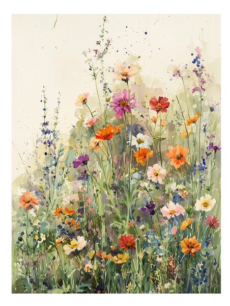 Tablou 60x80 cm Wildflowers – Styler