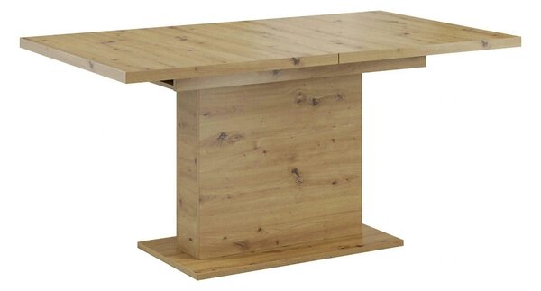 Masa extensibila BOBA, stejar artisan, DTD laminat, 160/200x90x77 cm