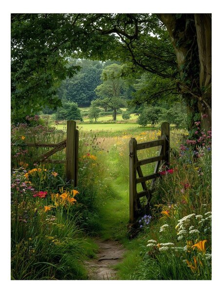 Tablou 60x80 cm Garden Gate – Styler