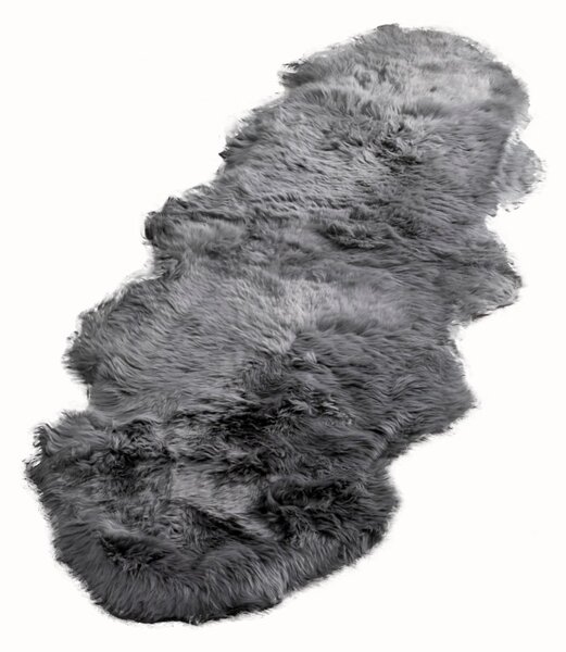 Blană de oaie Native Natural Double, 60 x 240 cm, gri