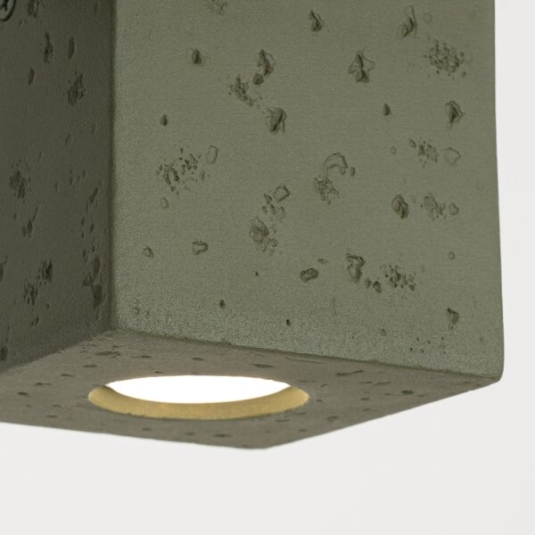 Sollux SL.1845 - Spot QUAD 1xGU10/10W/230V beton/verde
