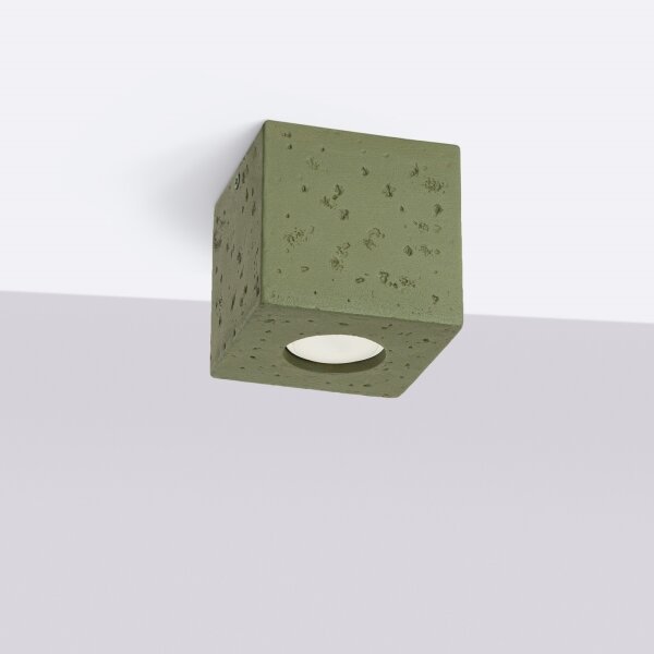 Sollux SL.1845 - Spot QUAD 1xGU10/10W/230V beton/verde