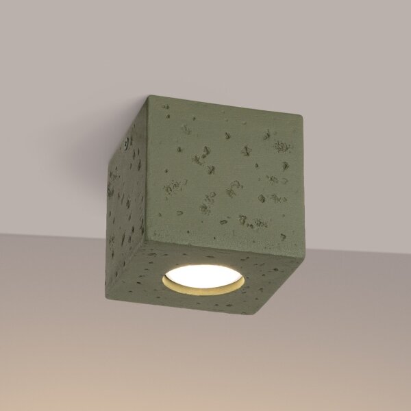 Sollux SL.1845 - Spot QUAD 1xGU10/10W/230V beton/verde