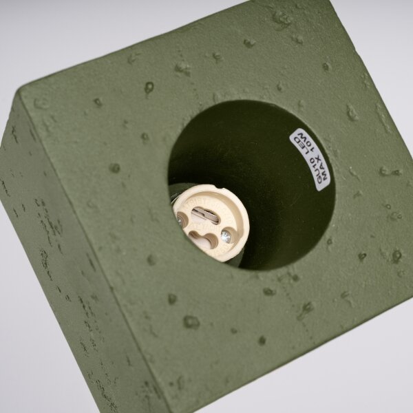 Sollux SL.1845 - Spot QUAD 1xGU10/10W/230V beton/verde