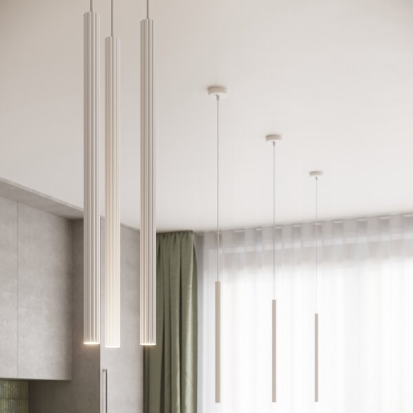 Sollux SL.1866 - Pendul ARCHE pe cablu, 2xG9/8W/230V, alb