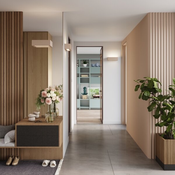Sollux SL.1887 - Aplica de perete RIGATA 1xE27/15W/230V ceramică/taupe