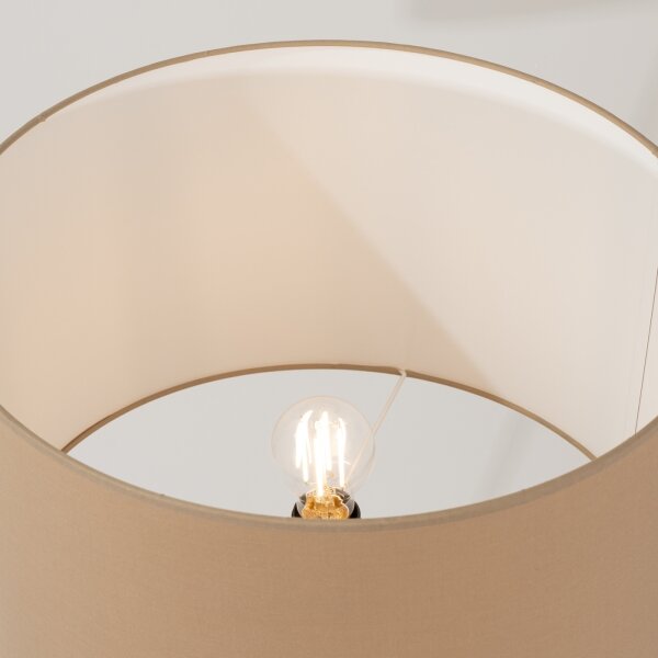 Lampă de podea NEVIA, Sollux SL.1853, 1xE27/15W/230V, taupe
