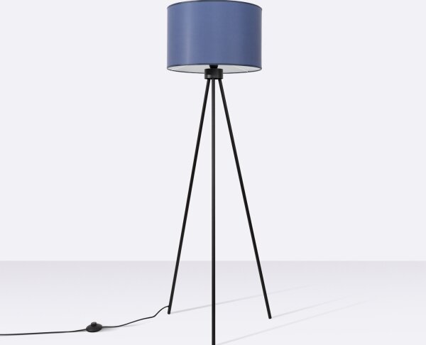 Sollux SL.1855 - Lampadar NEVIA 1xE27/15W/230V albastru