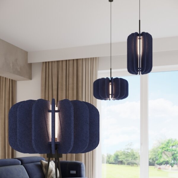 Sollux SL.1865 - Lampadar MULA 1xE27/15W/230V, albastru