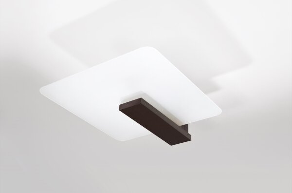 Plafonieră Sollux SL.1097 LAPPO, 2 x E27, 15 W, 230 V, wenge