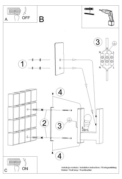 Sollux SL.1092 - Aplică de perete LAPPO 1xE14/10W/230V, albă