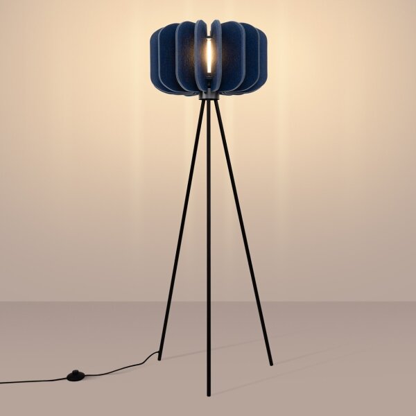 Sollux SL.1865 - Lampadar MULA 1xE27/15W/230V, albastru