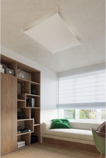Sollux SL.0740 - Plafonieră LED LUNA 6xG13/8,5W/230V 140x140 cm albă
