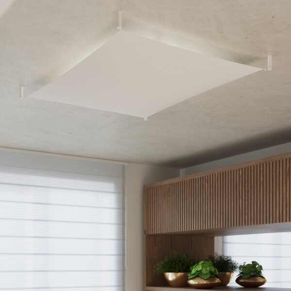 Sollux SL.0737 - Plafonieră LED LUNA, 2 x G13 / 8,5 W / 230 V, 80 x 105 cm, albă