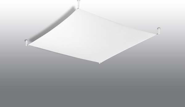 Sollux SL.0738 - Plafonieră LED LUNA, 4x G13 / 8,5W / 230V, 105 x 105 cm, albă