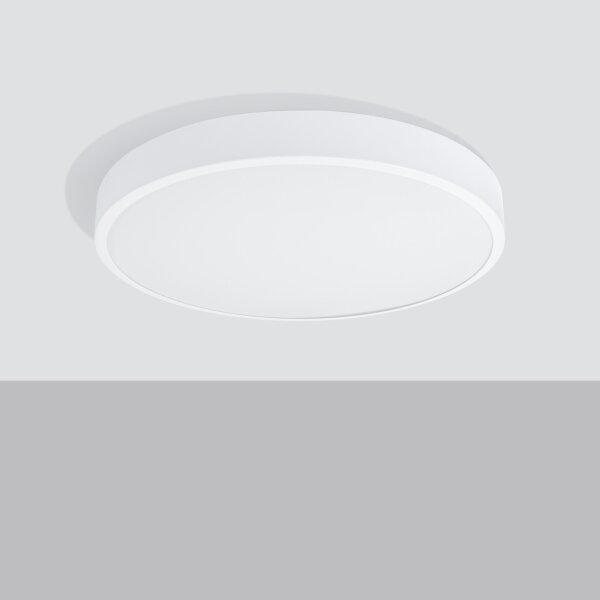 Plafonieră LED Sollux ONYX SL.1249, 48W, 230V, diametru 60 cm, albă