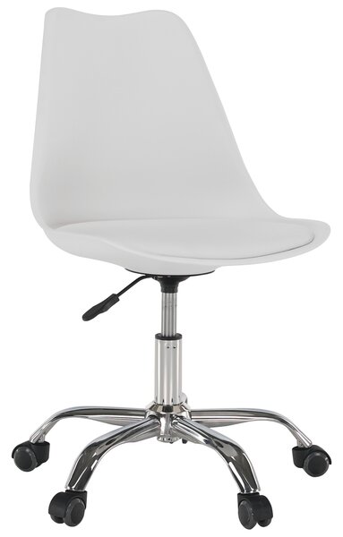 Scaun de birou, alb, DARISA NEW