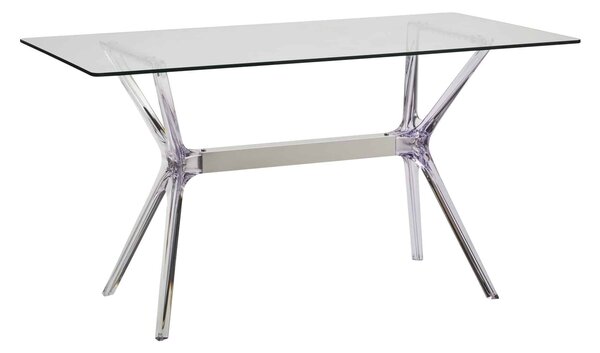 MASA POLIPROPILENA MALIBU - 140 cm / 80 cm - TRANSPARENT