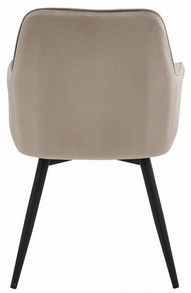 Scaun de masa rotativ NANA360 VELVET, bej