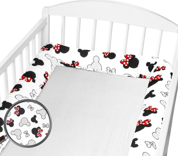 Baby nest multifunctional cu husa detasabila Kidizi Minnie 95x50 cm