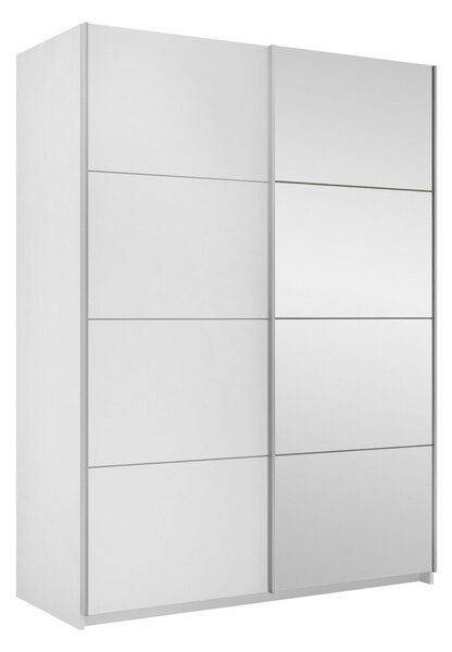 Dulap Comfivo Granium I, Alb, 210x150x60cm, 142 kg, Uși dulap: Glisante, Numărul de rafturi: 5, Numărul de rafturi: 5