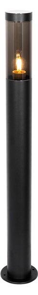 Lampă de stâlp modernă pentru exterior neagră 110 cm IP44 - Rox