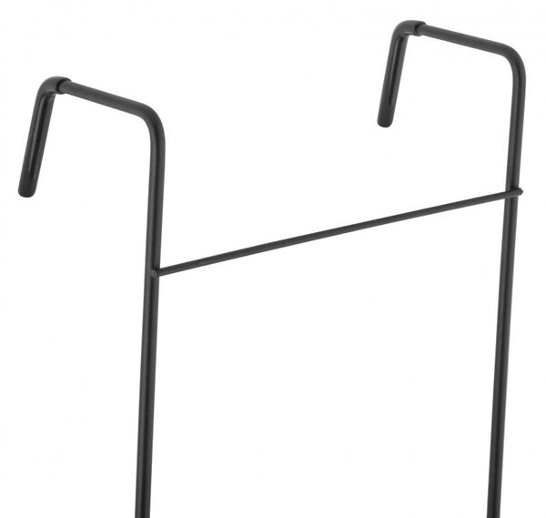 Erga Rafek, poliță duș triplă baie pentru agățat 30x12,5x71 cm, negru mat, ERG-YKA-CH.RAFEK-BLK