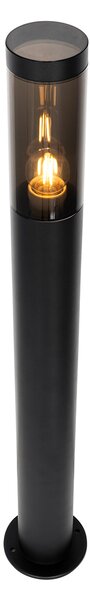 Lampă de stâlp exterioară modernă neagră 80 cm IP44 - Rox