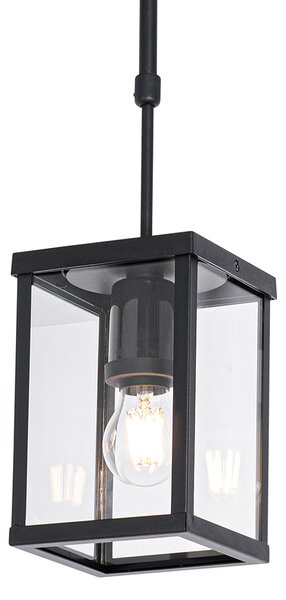 Lampă suspendată industrială pentru exterior neagră IP44 - Charlois