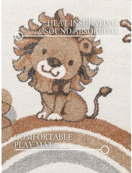 Covor pentru copii crem ø160 cm Roar like a Lion – Villeroy&Boch