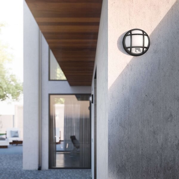 Philips 17319/30/16 - LED Corp de iluminat perete exterior senzor EAGLE 1xLED/3W/230V