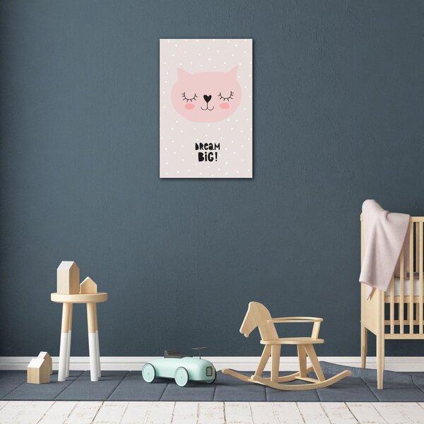 Impresi Obraz Kitty Dream Big - 20 x 30 cm