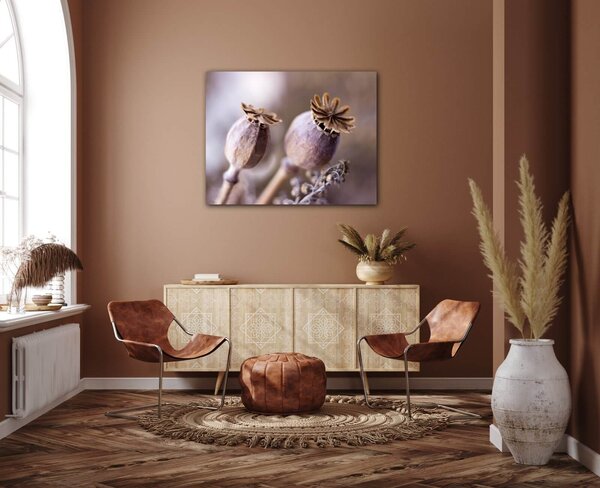 Impresi Tablou Dry Poppy flower - 90 x 70 cm