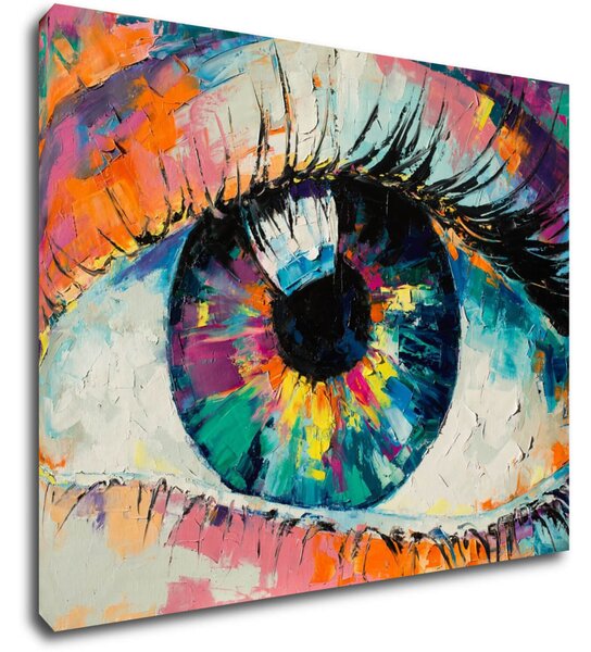 Impresi Tablou Coloful Eye - 90 x 70 cm