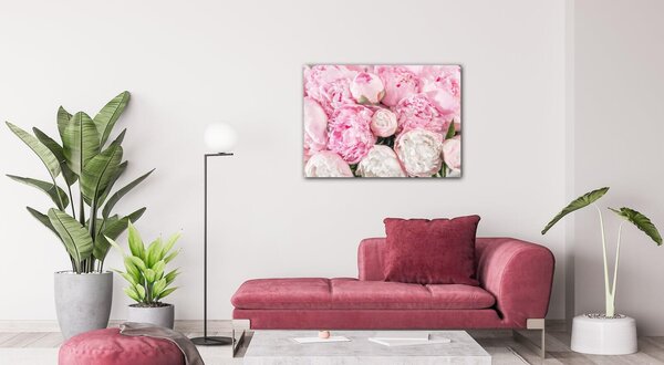 Impresi Tablou Pinky flowers - 70 x 50 cm