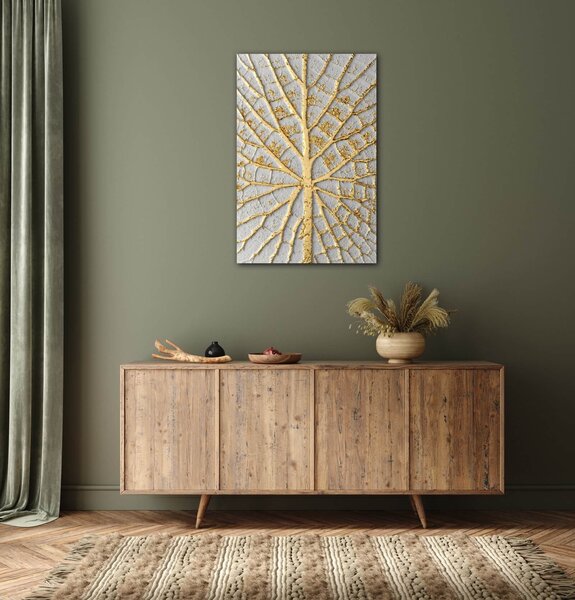 Impresi Tablou Leaf structure - 60 x 40 cm