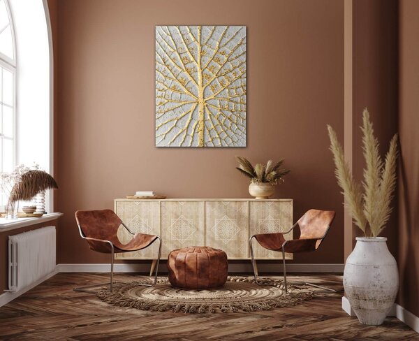 Impresi Tablou Leaf structure - 30 x 40 cm