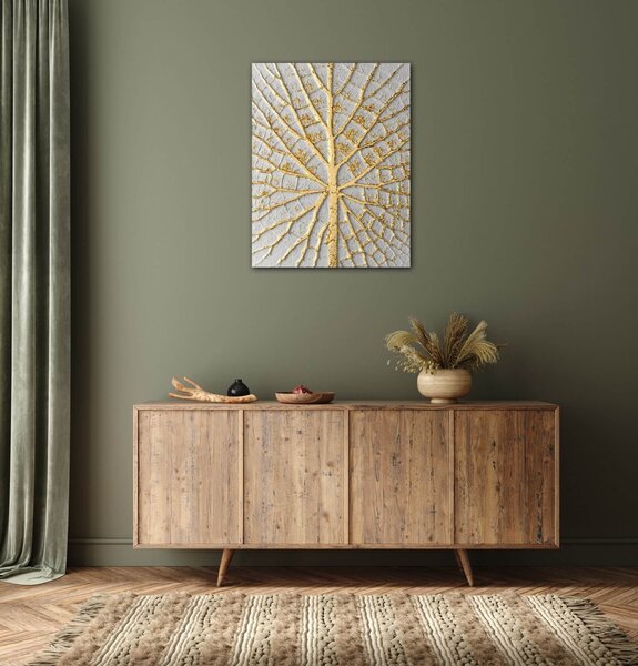 Impresi Tablou Leaf structure - 70 x 90 cm