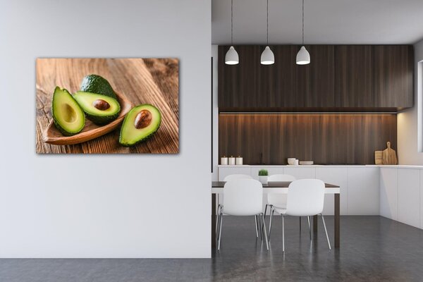 Impresi Tablou Avocados on wood - 30 x 20 cm