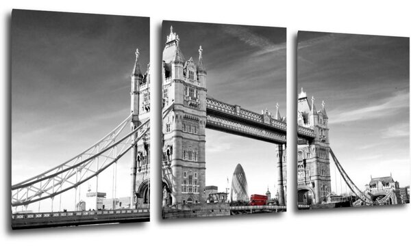 Impresi Tablou Tower Bridge1 - 150 x 70 cm (3-piese)