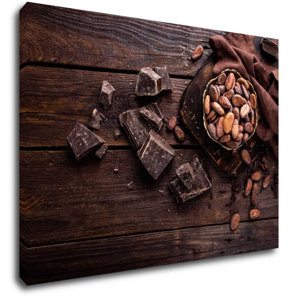 Impresi Tablou Chocolate on wood - 70 x 50 cm
