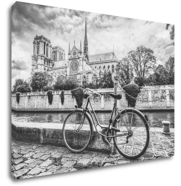 Impresi Tablou Street with an old bicycle - 70 x 50 cm