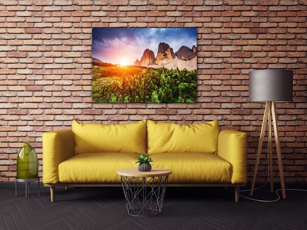 Impresi Tablou Mountain and forest - 70 x 50 cm